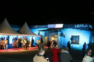 Event for the first route Riga-Liepaja airpla
